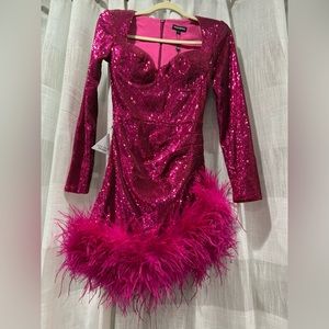 Nadine Merabi ultimate show stopping dress! Sold with original box!